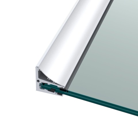 Elektra Slim, mindre skärmtak med belysning