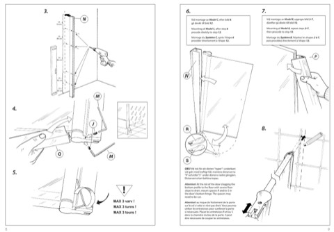Monteringsinstruktion Europe & Nordic Collection